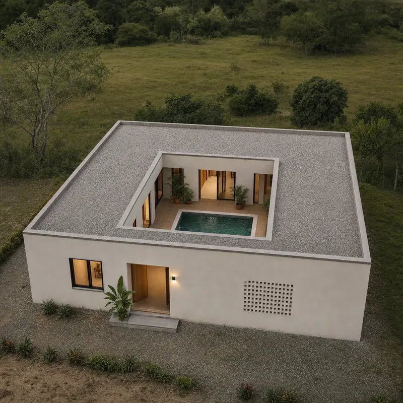 Casa Moderna con Piscina
